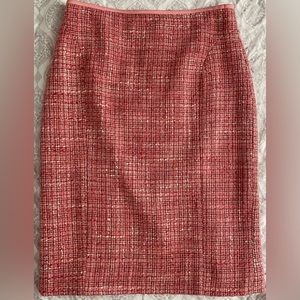 Etcetera Pink and White Pencil Skirt